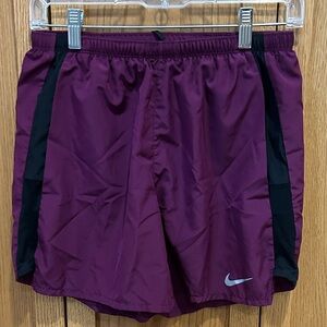 Nike Men's Athletic Shorts in Purple and Black
